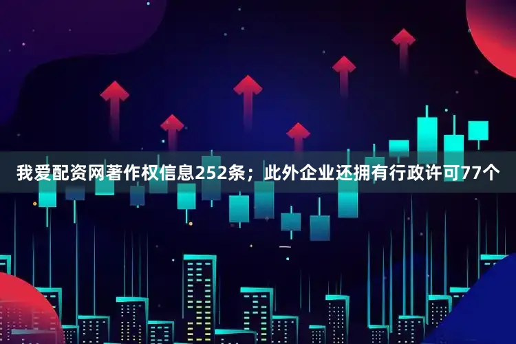 我爱配资网著作权信息252条；此外企业还拥有行政许可77个