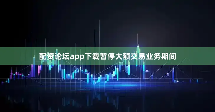 配资论坛app下载暂停大额交易业务期间